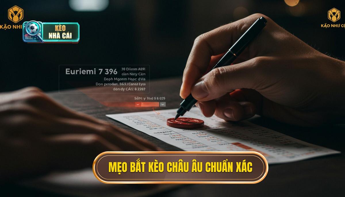 Mẹo Bắt Kèo Châu Âu Chuẩn Xác