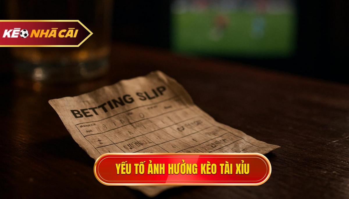 Phân Tích Chuyên Sâu Các Yếu Tố ảnh Hưởng đến Kèo Tài Xỉu
